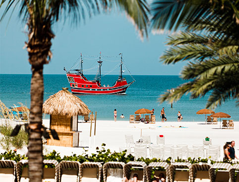 Picture of Clearwater Beach and Pirate Ship