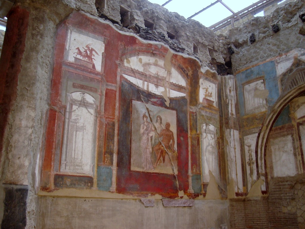 Frescoes at Herculaneum