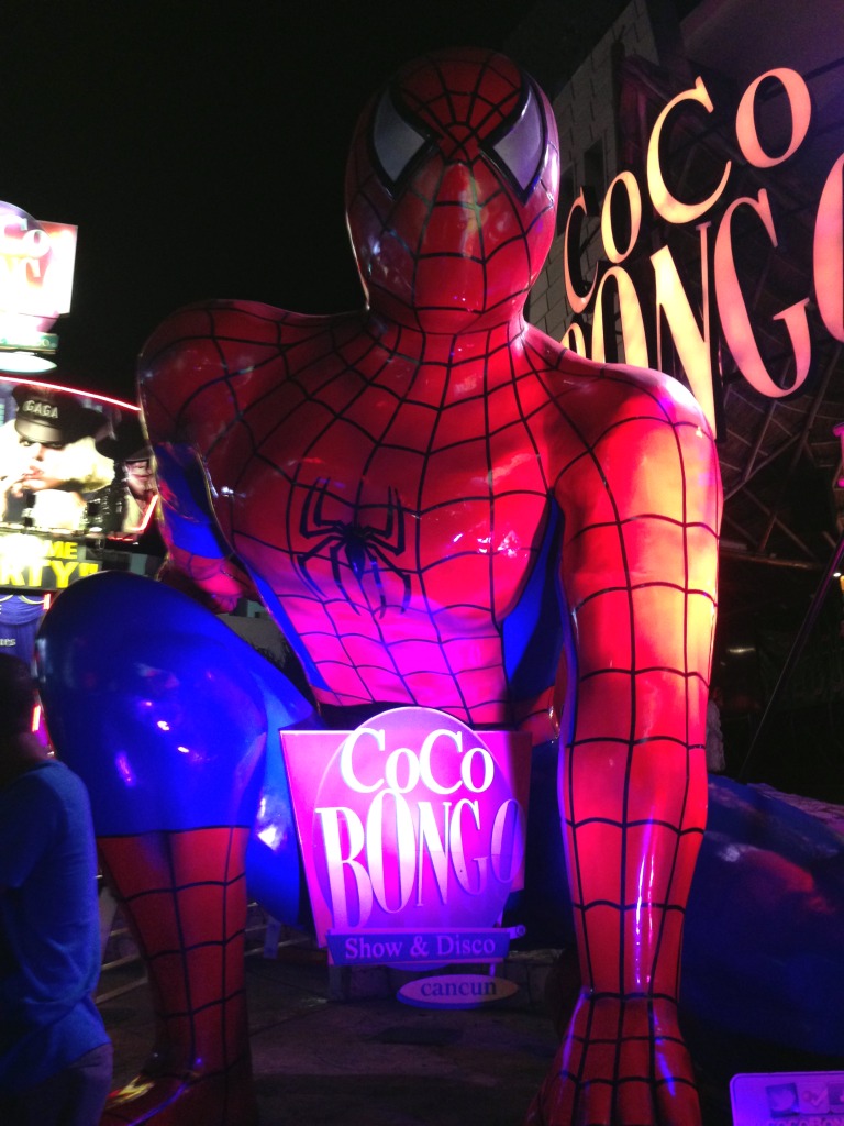 Coco Bongo Spiderman Entrance