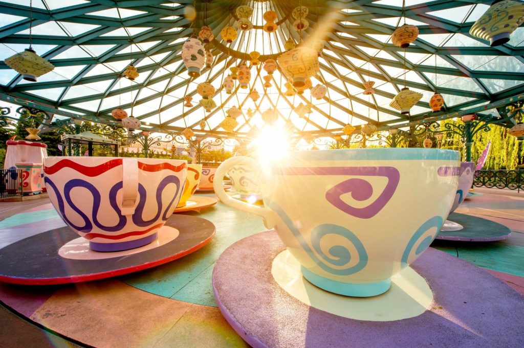 Mad Hatter's Teacups at Disneyland Paris