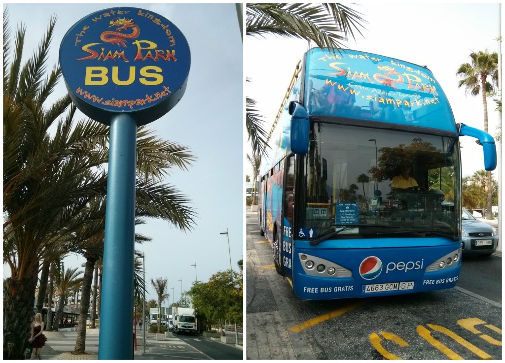 Bus & stop Siam Park