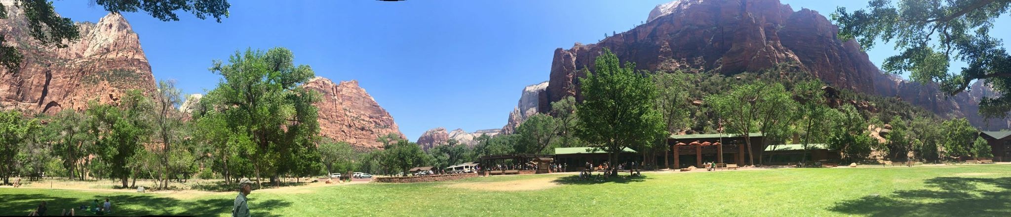 Panoramic view of Zion