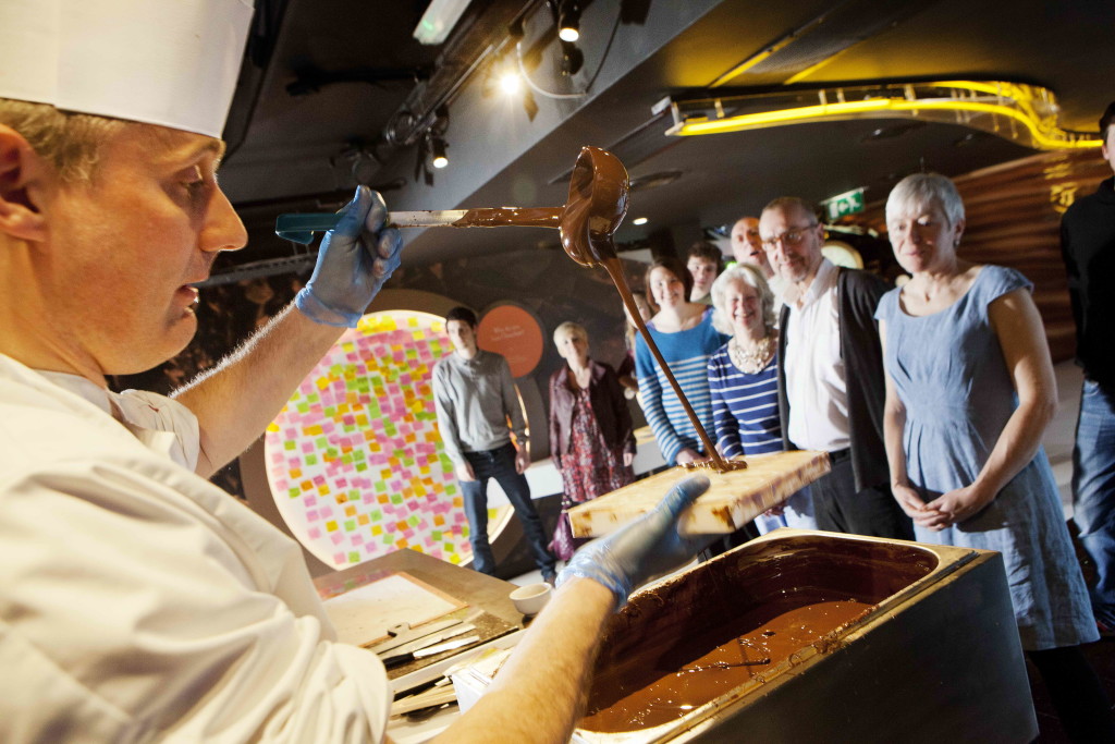 Chocolate making at York's Chocolate Story