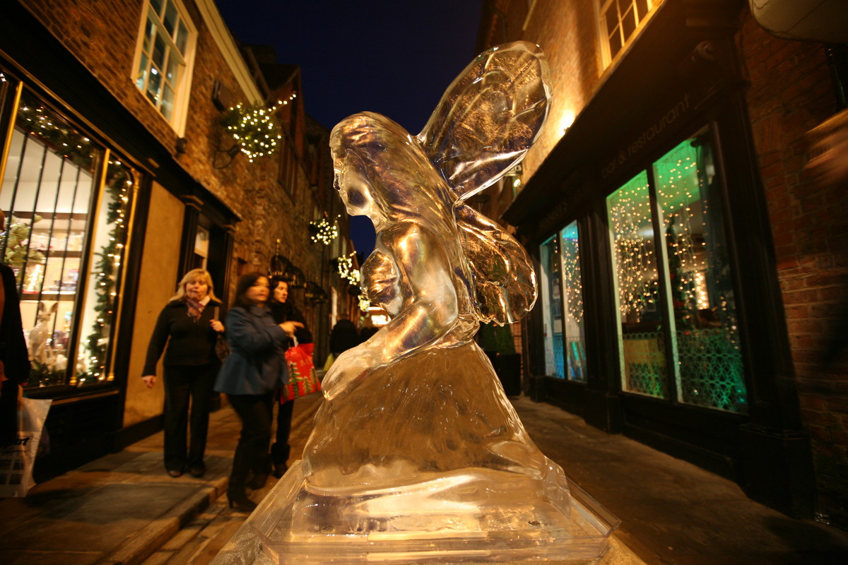 Christmas Ice Sculptures in York