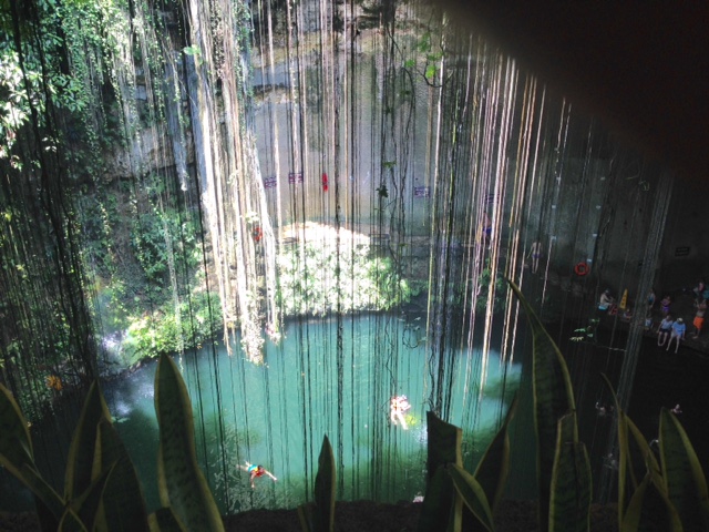 The Cenote from above