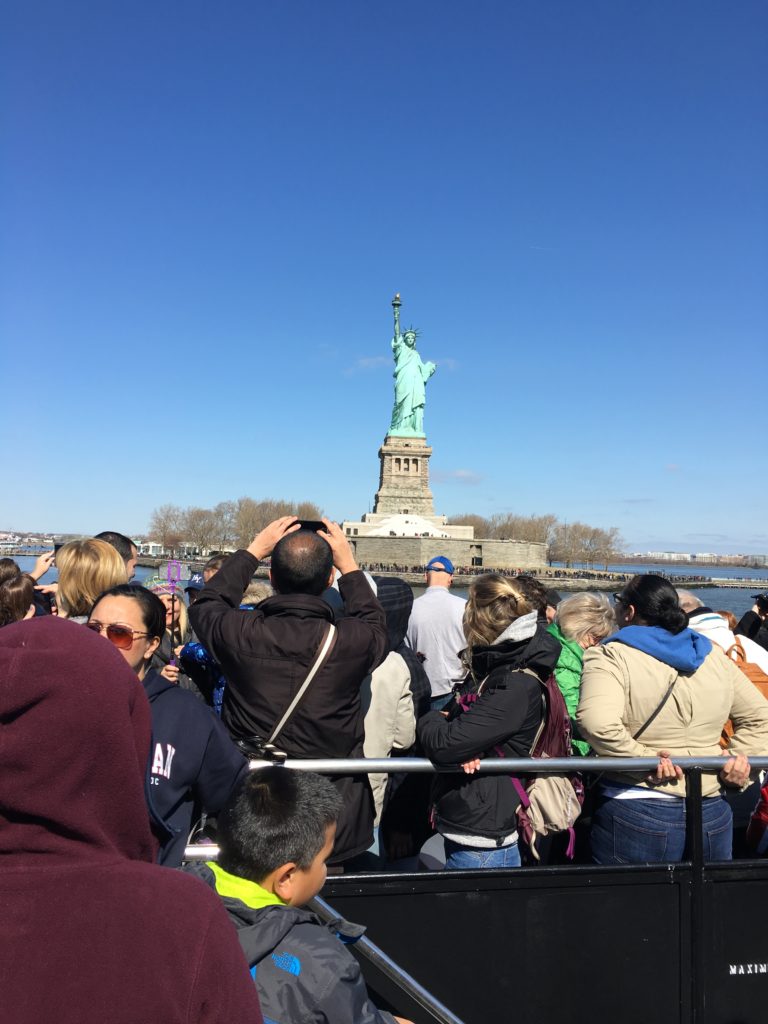 Statue of Liberty in distance
