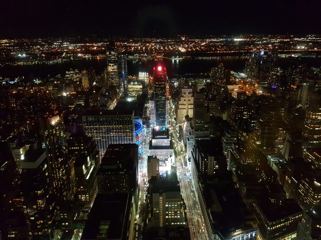 View from the Empire State Building at Night 1