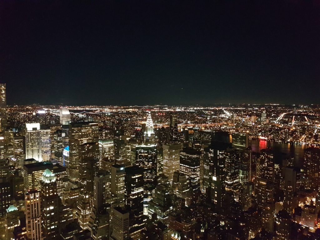 View from the Empire State Building at Night 2