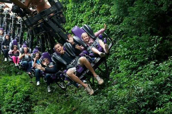 Vampire rollercoaster at Chessington World Of Adventures Resort