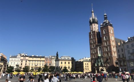 The main square in Krakow