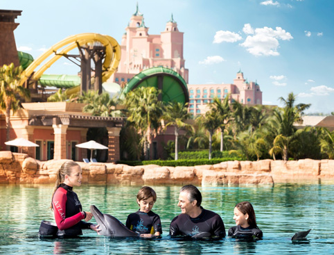 Swimming With Dolphins at Atlantis The Palm 