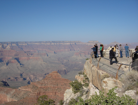 Visitors Grand Canyon South Rim