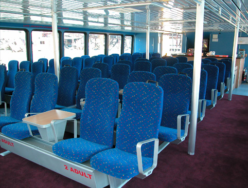 New York Water Taxi interior