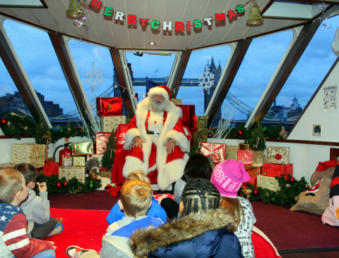 Santa Presents Thames River Cruise