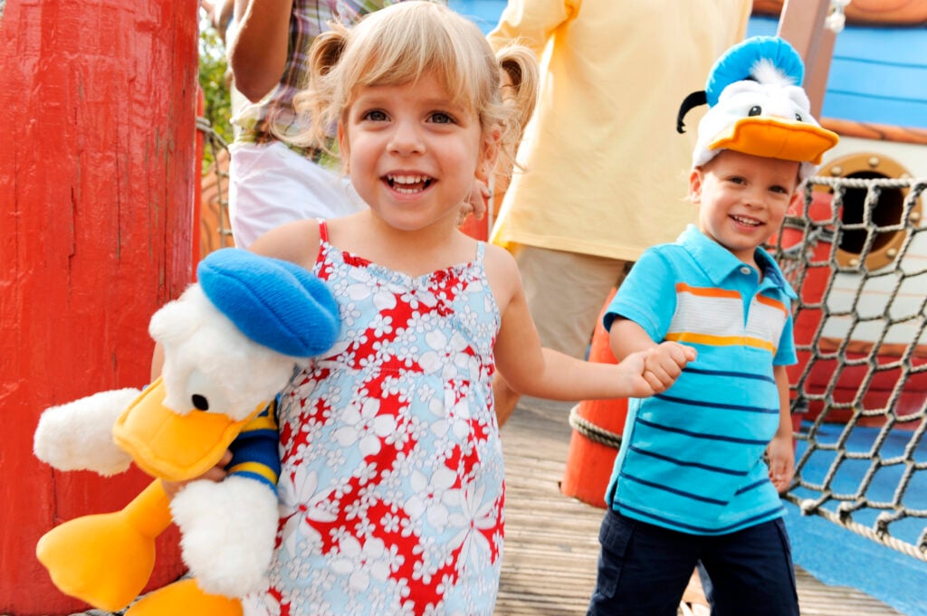 Kids at Disneyland Paris