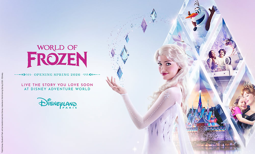 World Of Frozen opening March 29th 2026 at Disneyland Paris