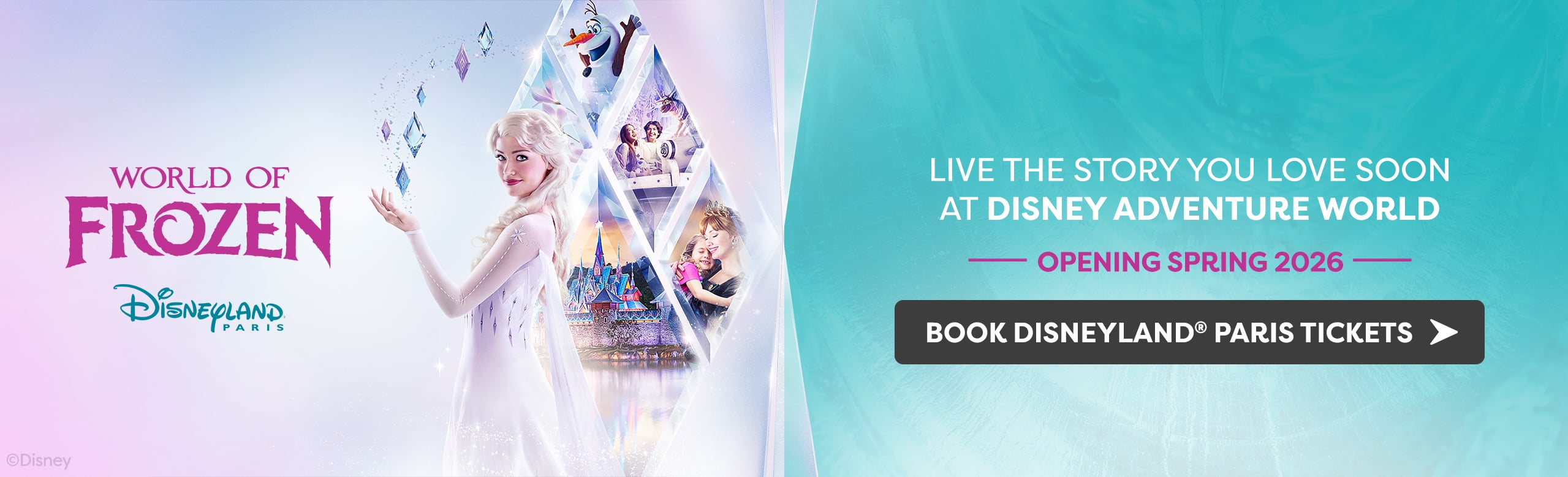 world of frozen disneyland paris