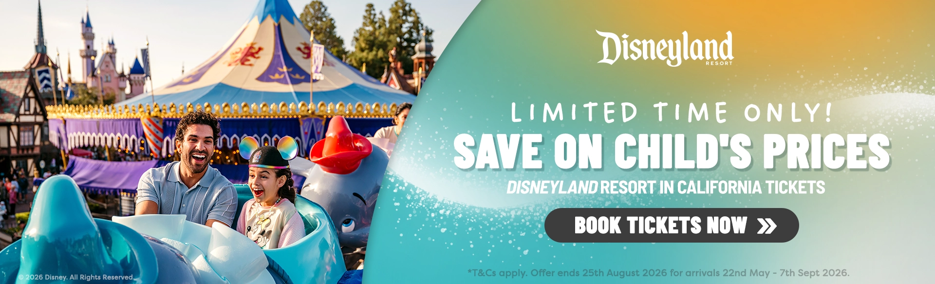 Save on Child prices at Disneyland Resort in California with AttractionTix